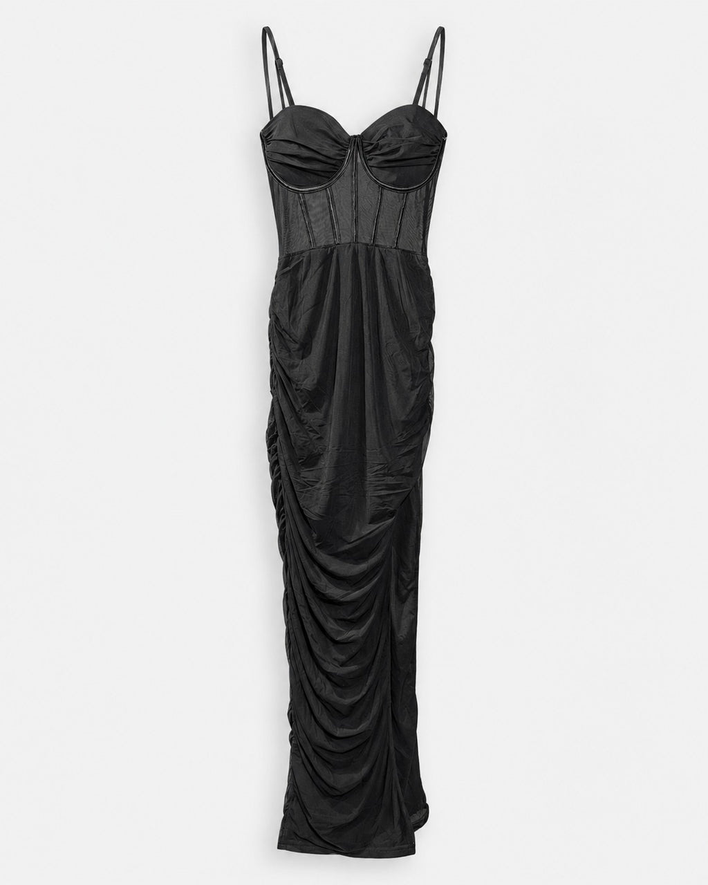 No Apologies Corset Maxi Dress (Thrift Article)