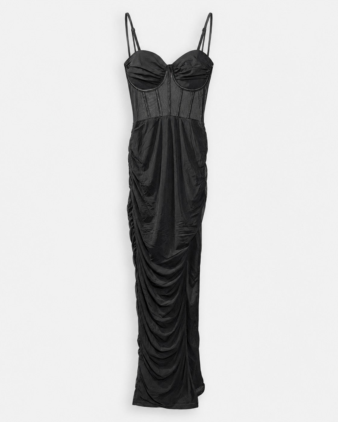 No Apologies Corset Maxi Dress (Thrift Article)