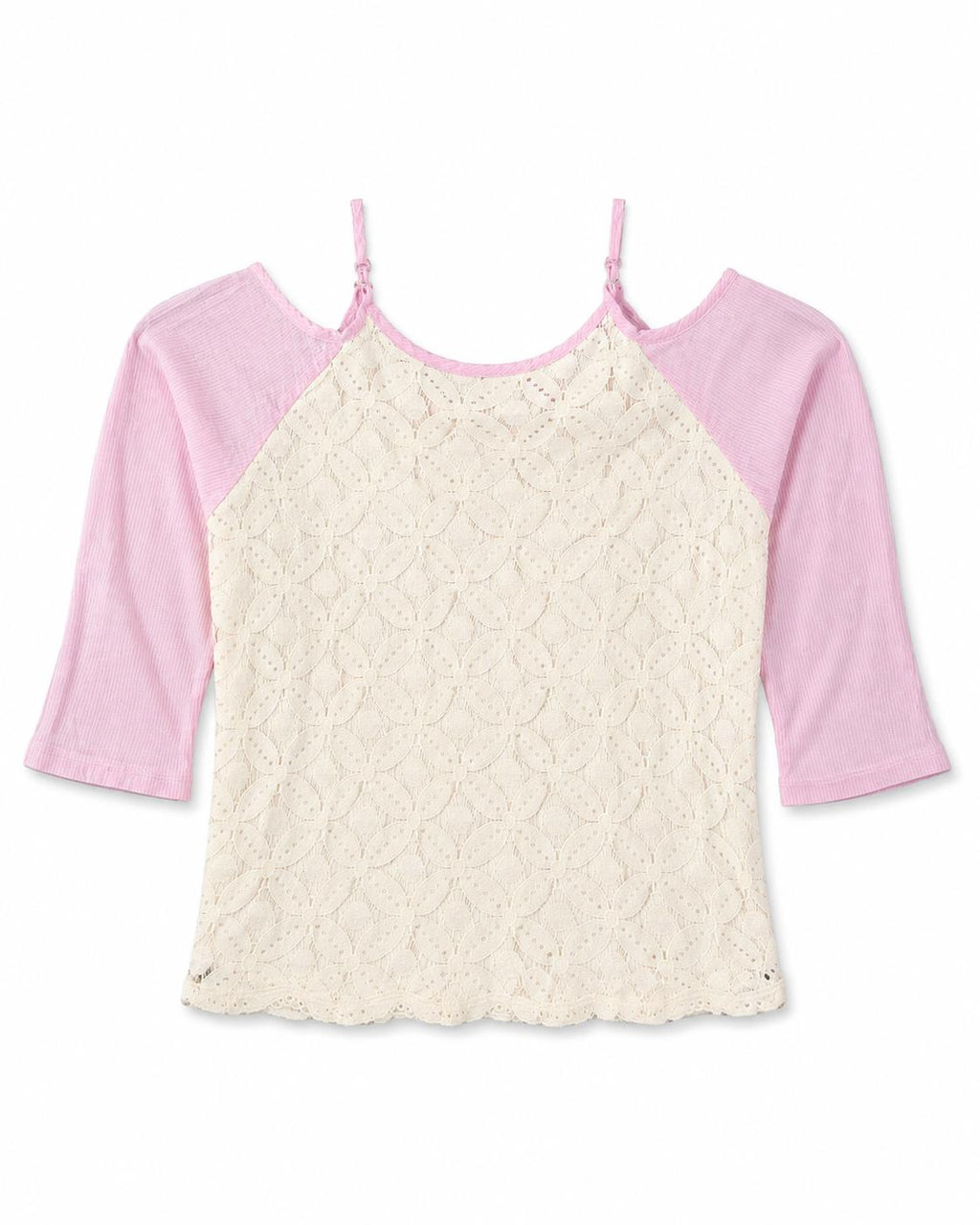 boho-style cold shoulder blouse (Thrift Article)