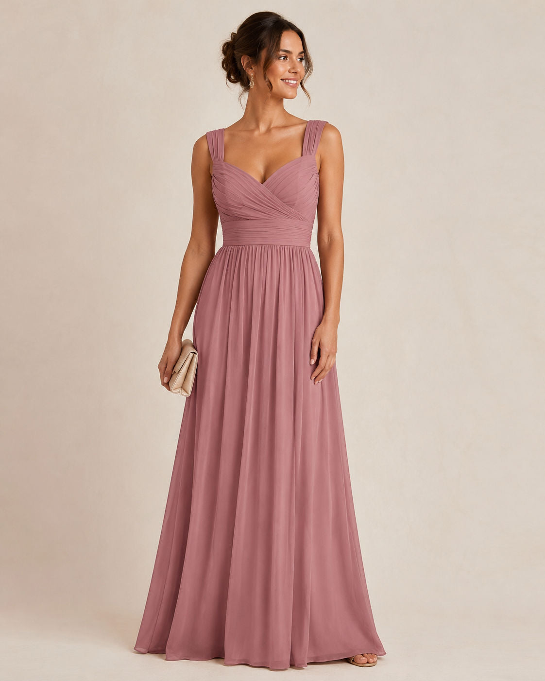 Zapheira Chiffon Bridesmaid Dress (Thrift Article)